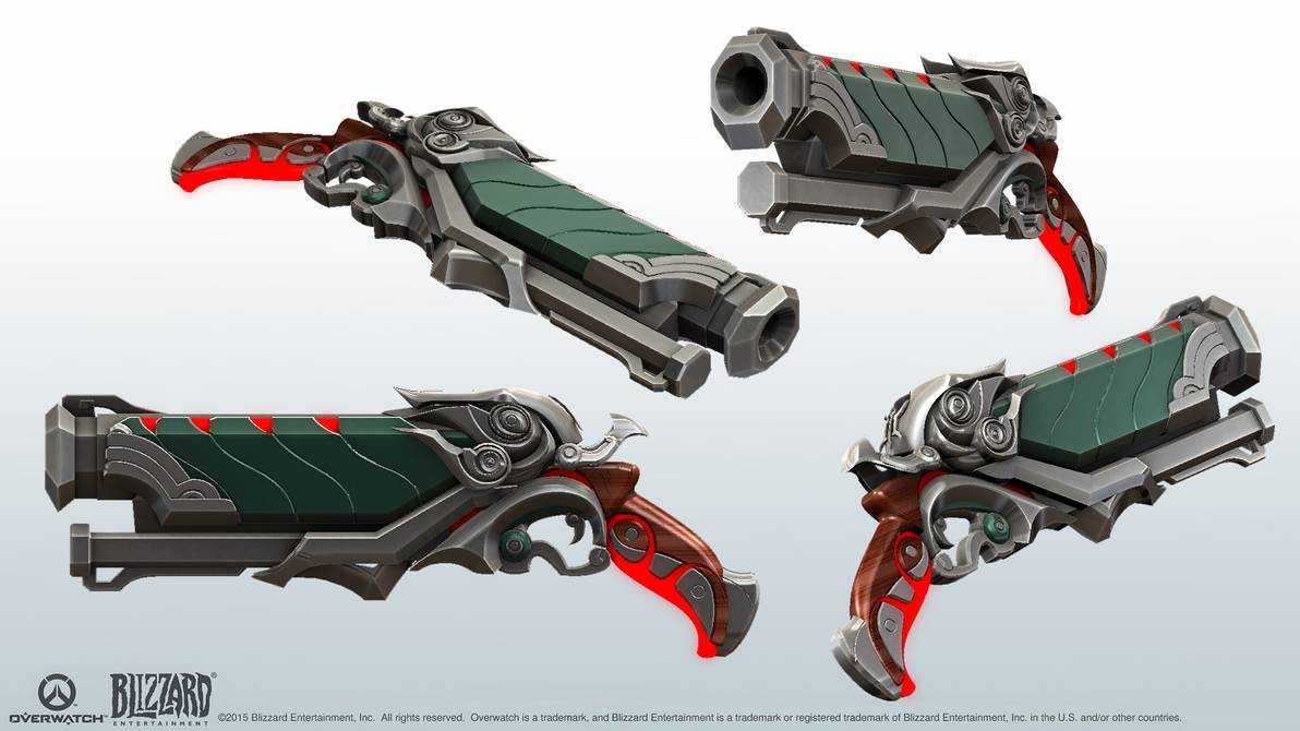 Overwatch - Reapergun Hellfire Shotguns by Rariedash