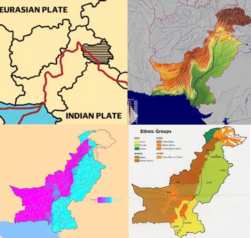 Pakistan has big differences in its eastern and western side