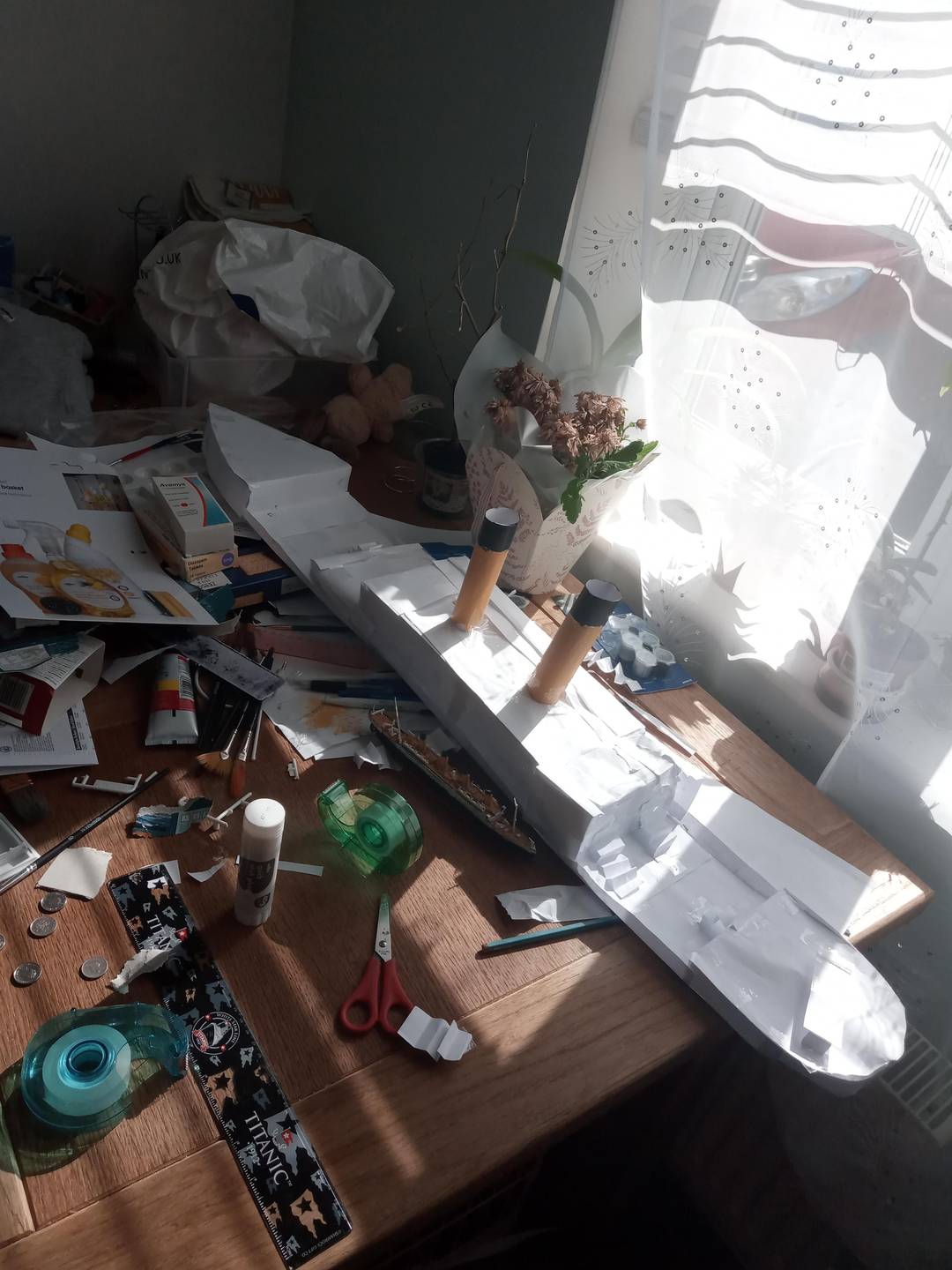 Paper model progress