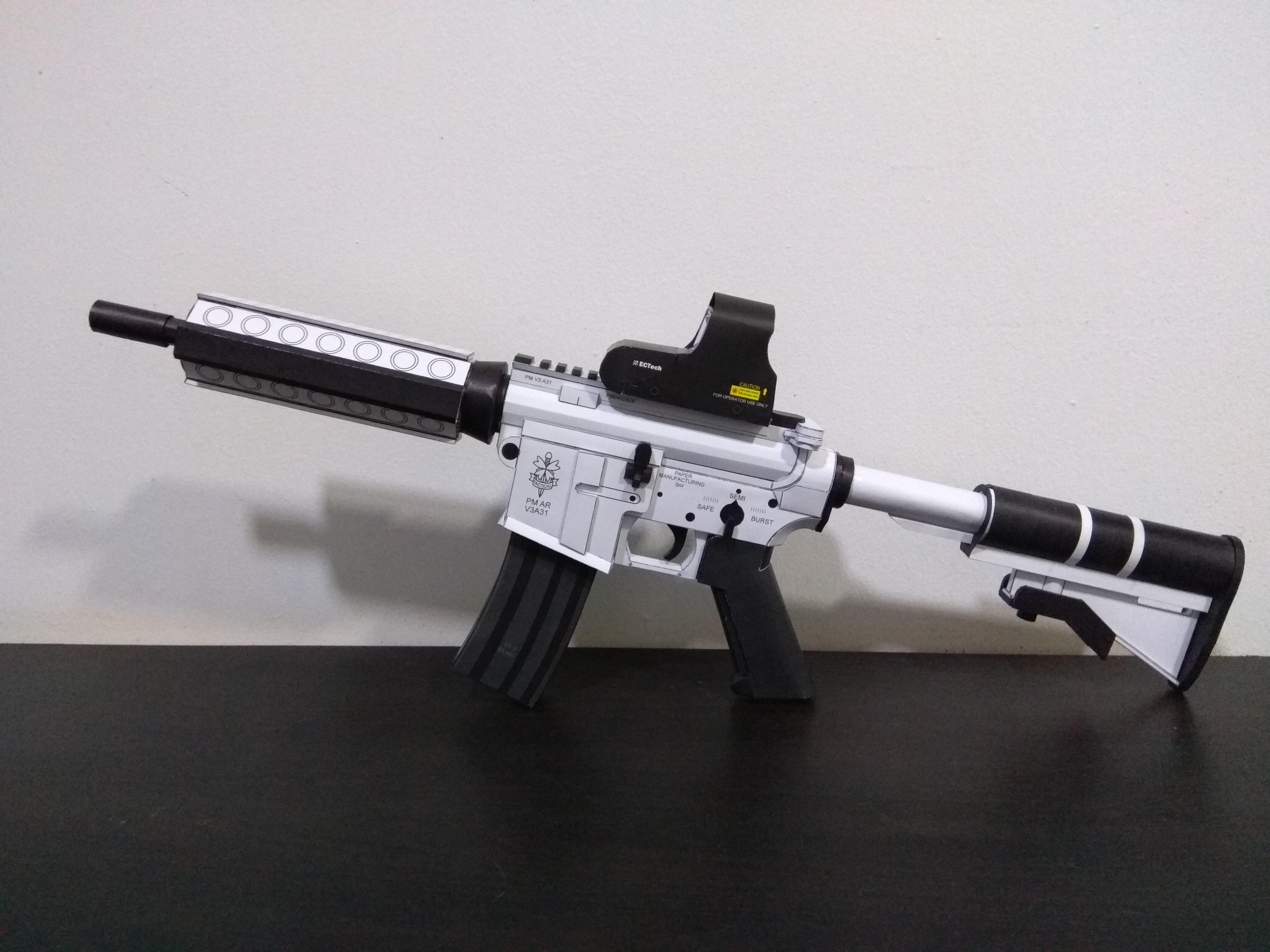 Papercraft M4 Carbine (Oct 11, update) | Scrolller