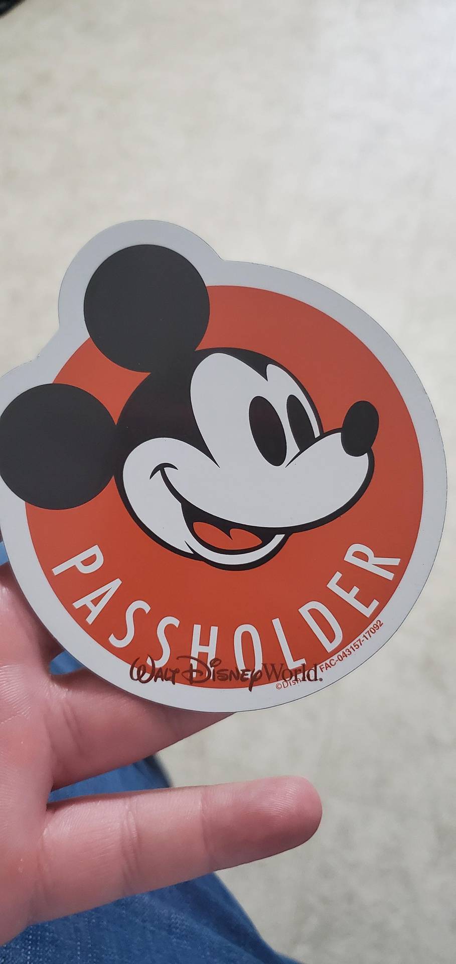 Passholder Magnet Misprint