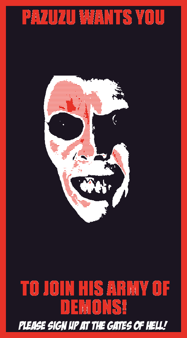Pazuzu Recruitment Poster