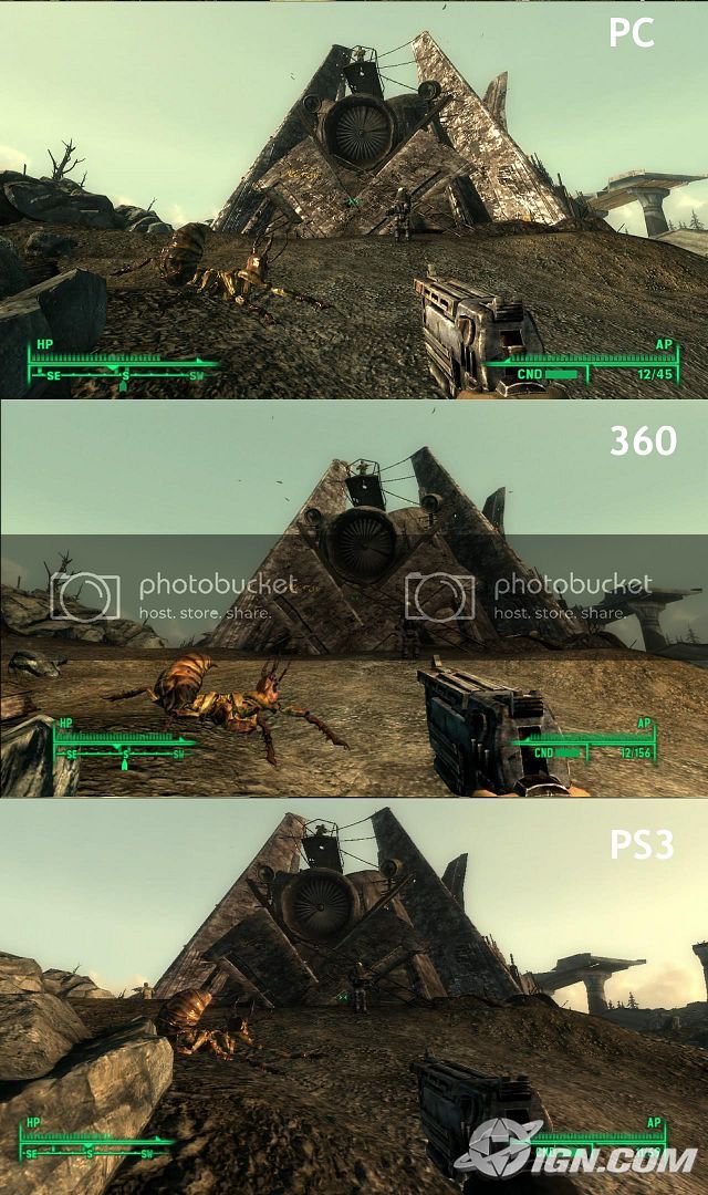 PC vs 360 vs PS3