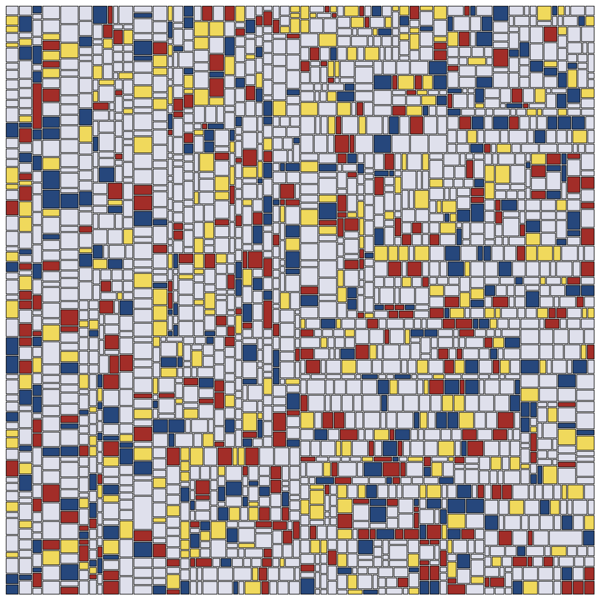 Piet Mondrian Tiles