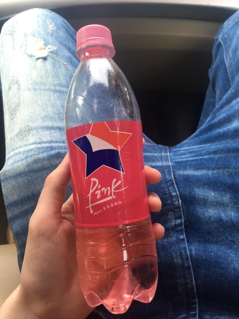 Pink Pepsi from Vietnam it’s Sakura flavored it’s a fruity floral cola