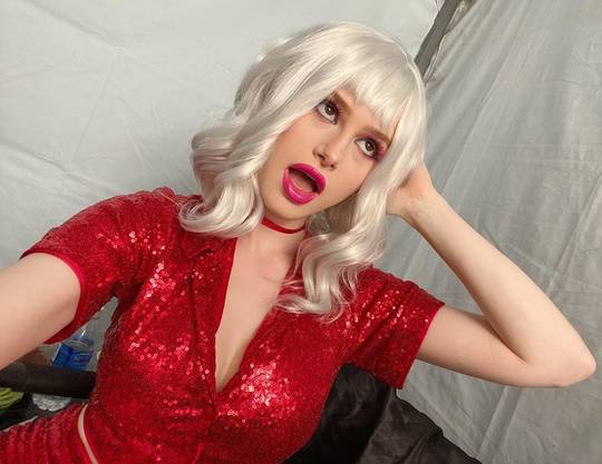 Platinum hair