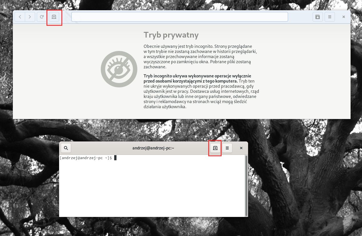 Please fix the new tab button placing