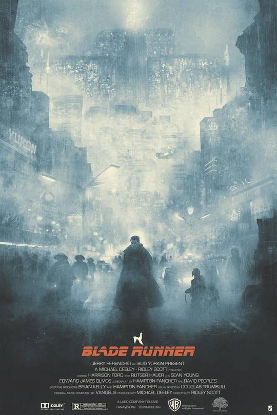 Poster art for the original "Blade Runner" by Karl Fitzgerald | Scrolller