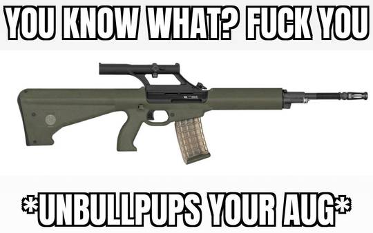 Posting something cursed on random days until I can find a single box of 9mm