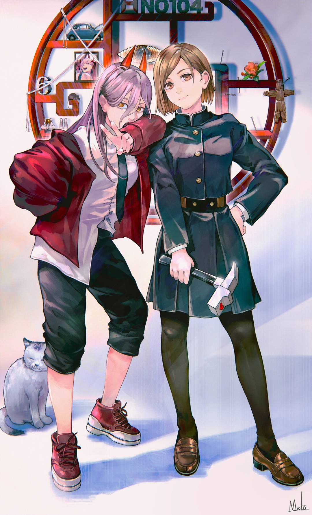 Power and Nobara (QUEENS) Fav Girls For The Moment By 9baMelo (GOAT)