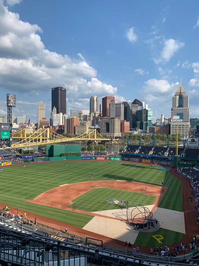 Pre game in Pittsburgh