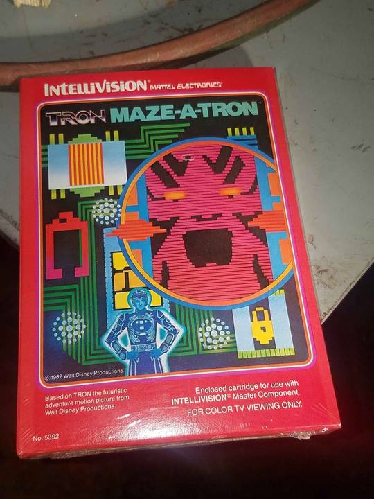 Price Check: Intellivision Tron Maze-A-Tron Unopened