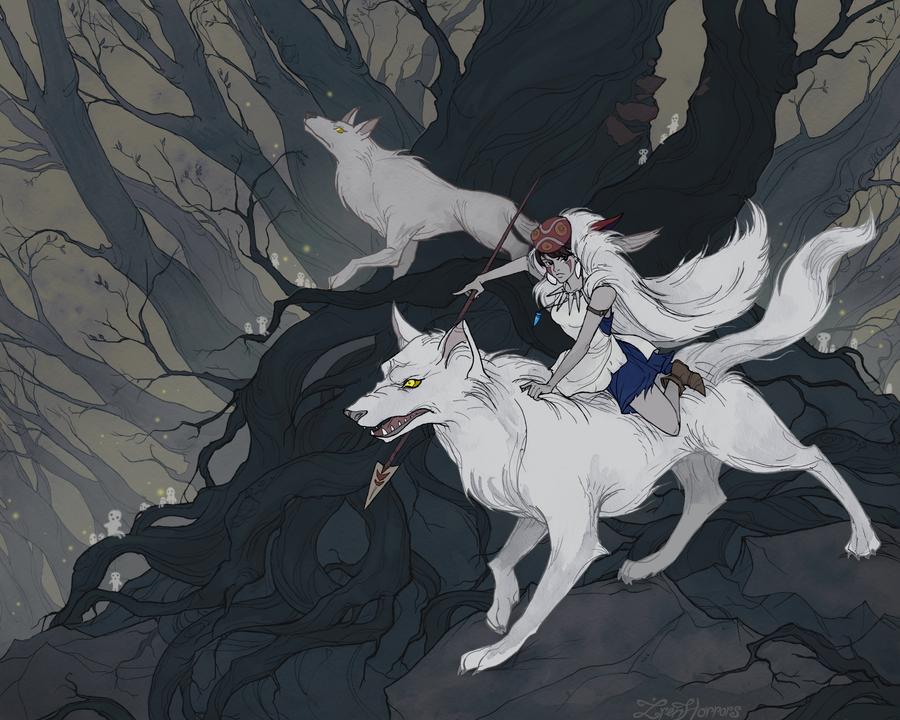 Princess Mononoke by IrenHorrors
