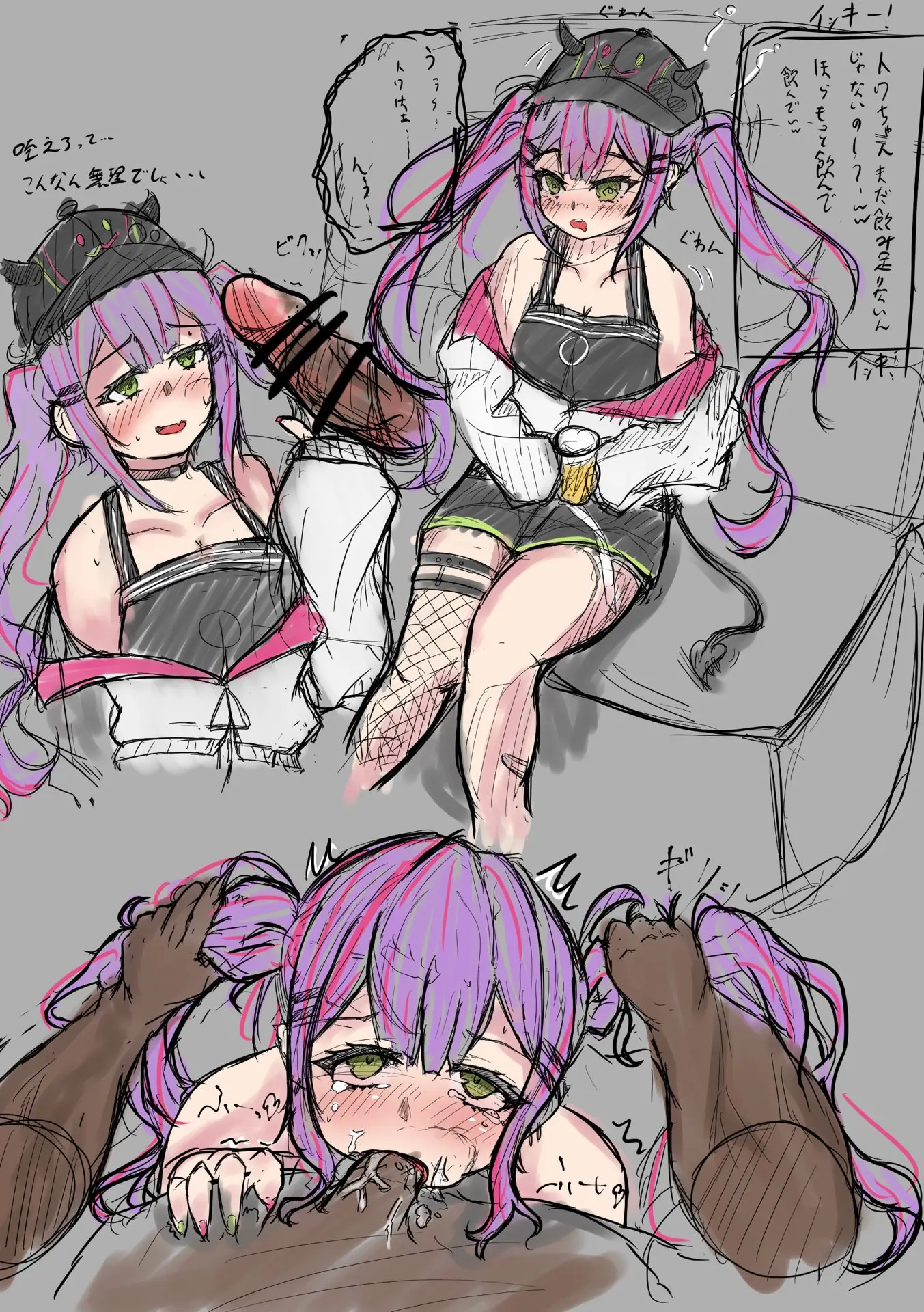 Pros of long hair / twintales