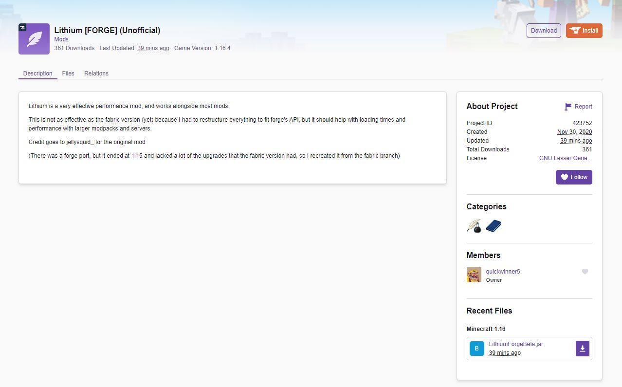 PSA: Please report this mod on CurseForge as it's a fake mod claiming ...