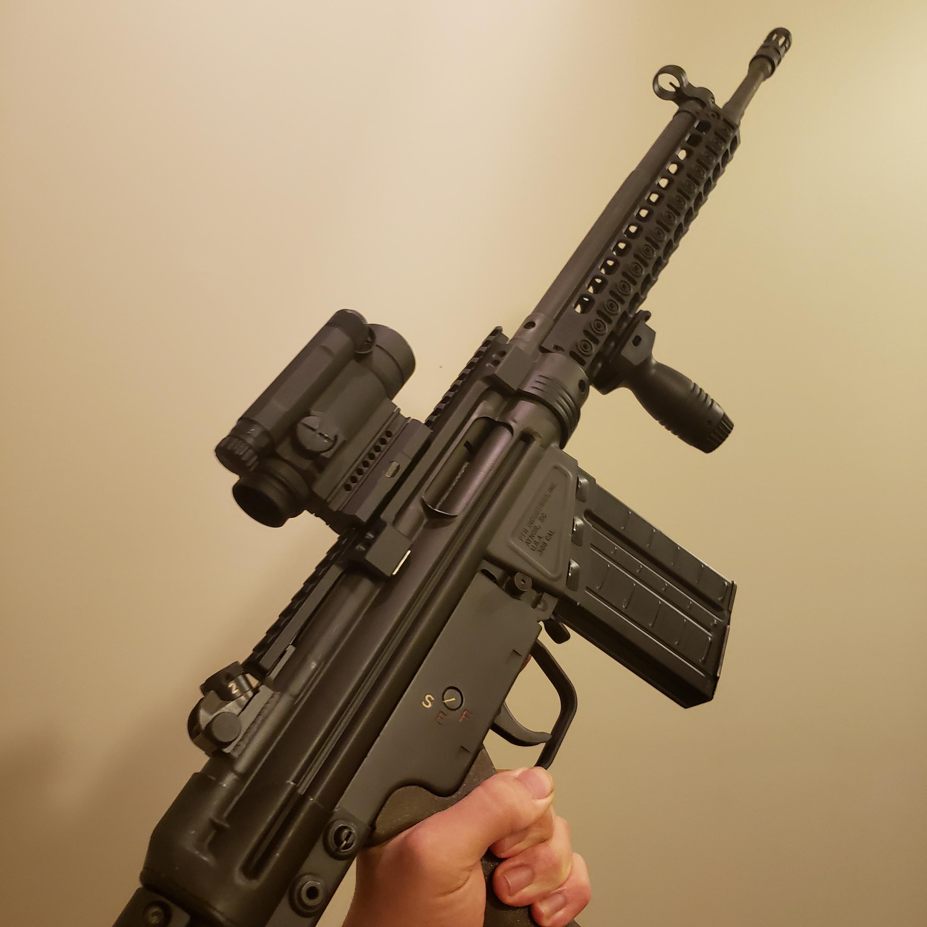 Ptr91 gi with spuhr upgrades and aim point. Portuguese fuzileiro clone ...