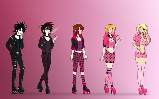 Punk to Pink by NerdyPortraits