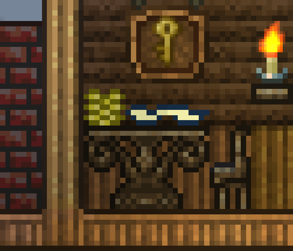Put two blocks of snow on a table and hammer them once to get a piece of paper!