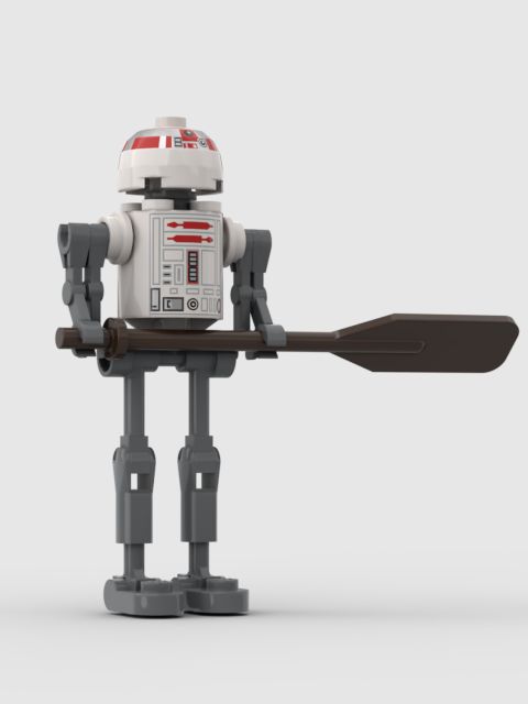 R2-6'2" (The ferry droid) from the mandalorian created in stud.io