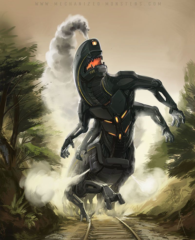 Railbeasts by Alice Bruderer