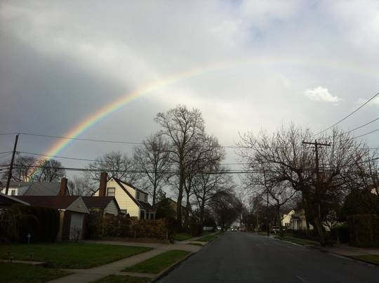 Rainbow over Long Island, NY