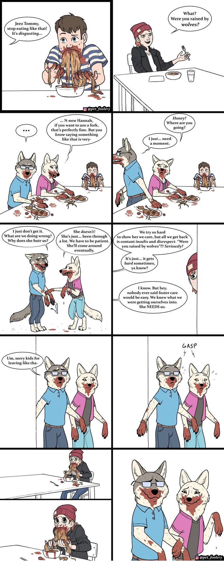 Raised by wolves - By @Pet_Foolery