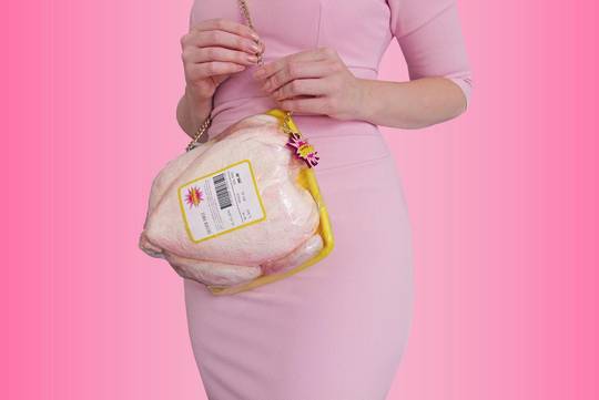 Raw Chicken Purse