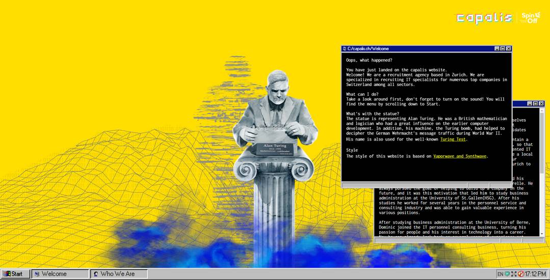 ReactJS Vapor-/Synthwave Website [What's your opinion :)? / Link in comments]
