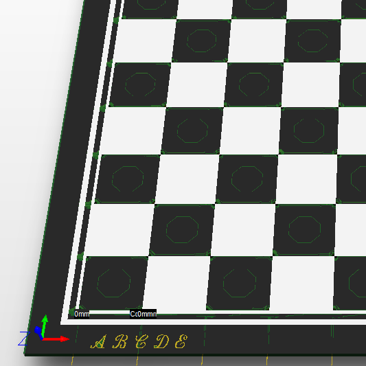 Recommend a font for a chessboard. Colors will be as in picture.