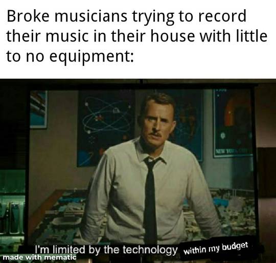 Record an entire drum set with only 2 microphones? Ok...