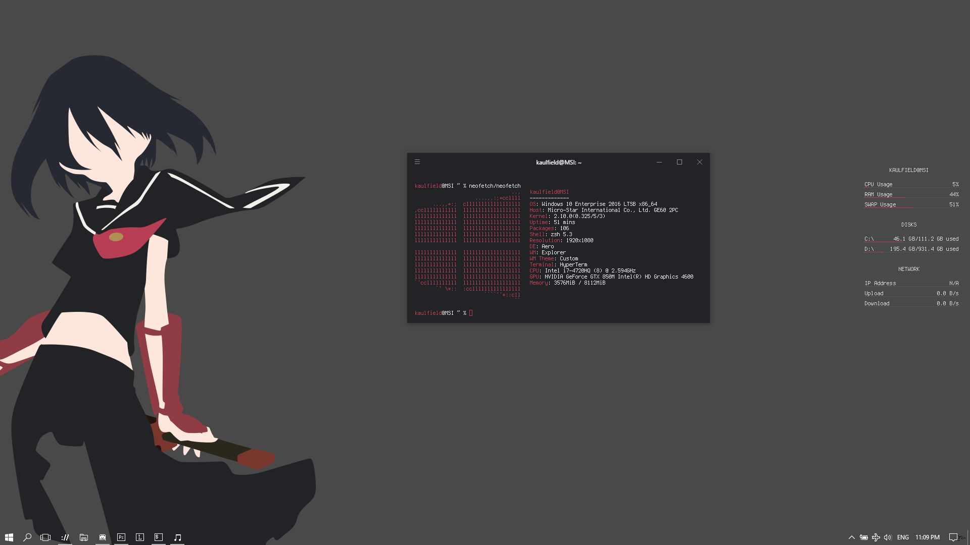 Red and Black Windows 10 LTSB 2016