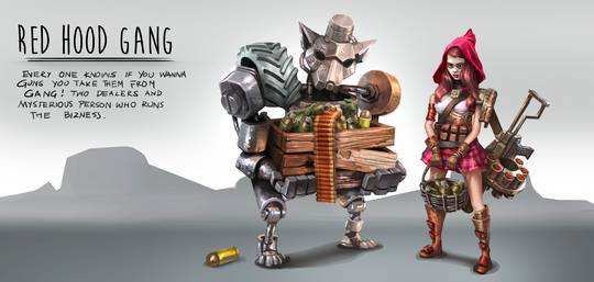 Red Hood Gang by Wojciech Wilk