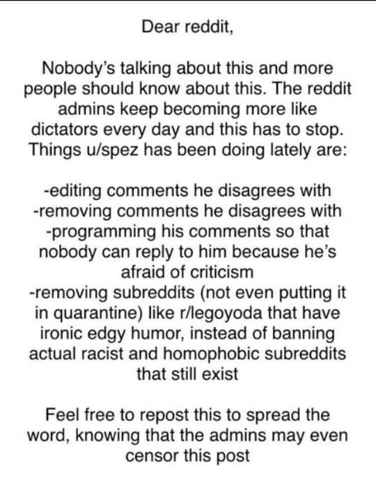 Reddit Revolution time