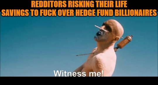 Reddit versus Wallstreet