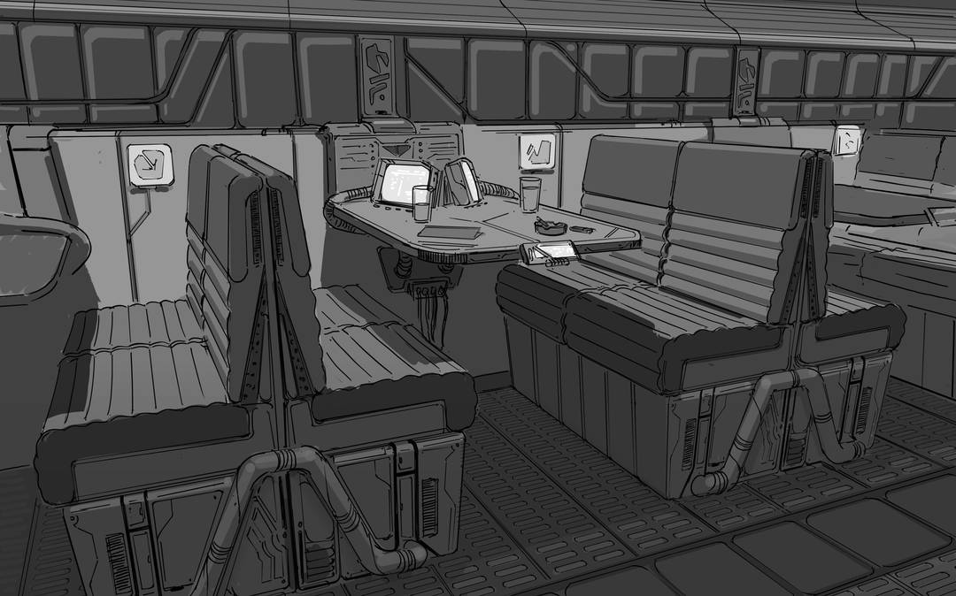 Reduced client-waiter interaction restaurant, by me