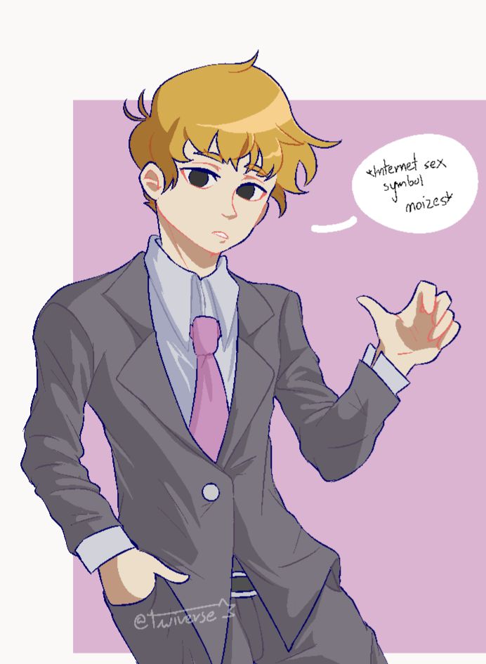 Reigen I drew like a month ago during graphic design class because I ...