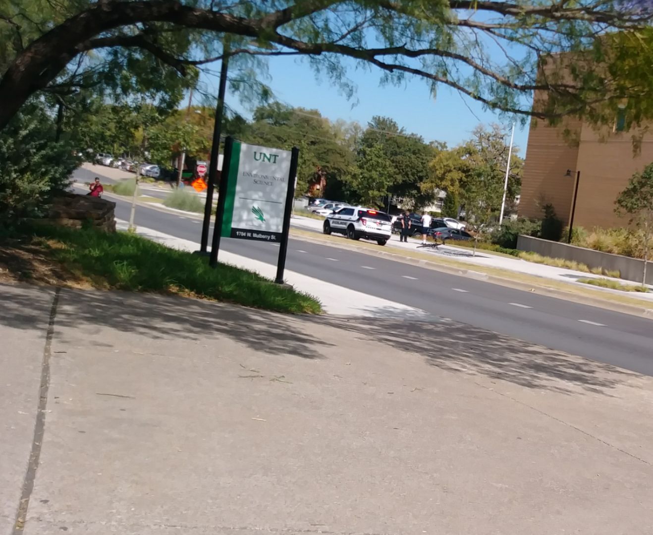 Remember cyclists, don't run stop signs. You really don't wanna get hit ...
