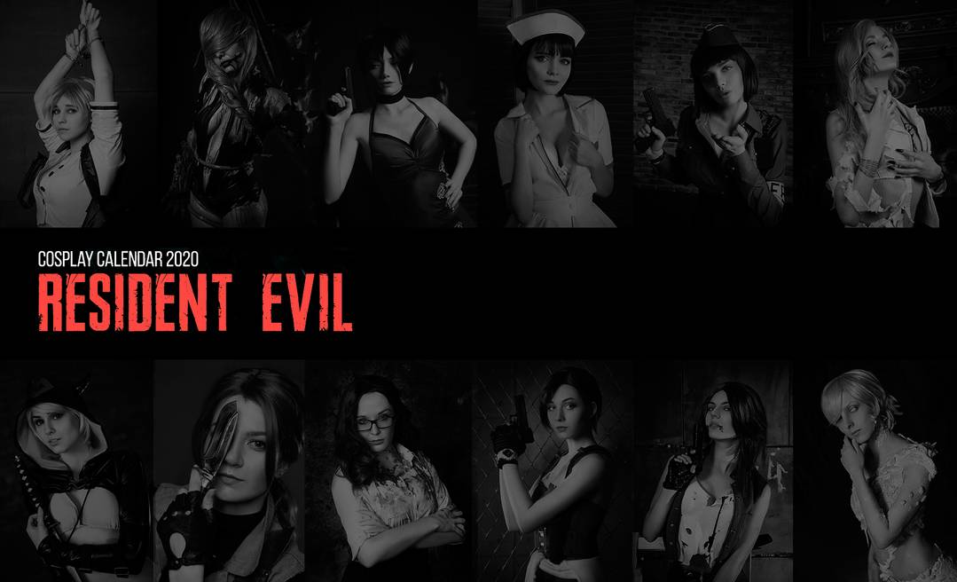 Resident evil Cosplay calendar! More photos and information following the link in the comment
