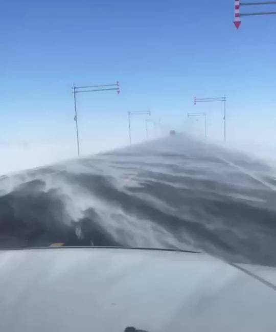 Road on the clouds