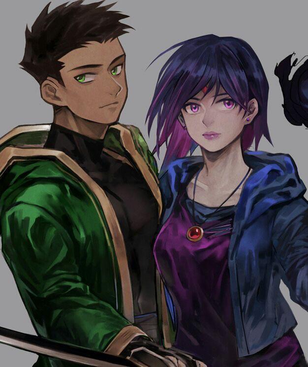 Robin and Raven art from Batifamilla