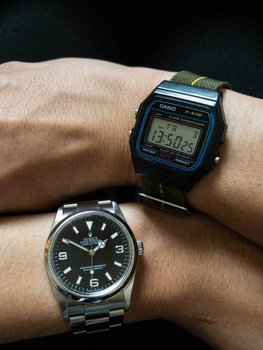 [Rolex + Casio] My most comfortable and accurate combo