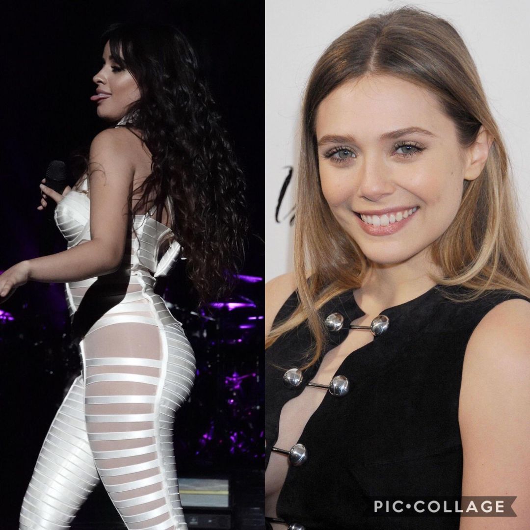 Rough Doggy With Camila Cabello Or Elizabeth Olsen Riding You?