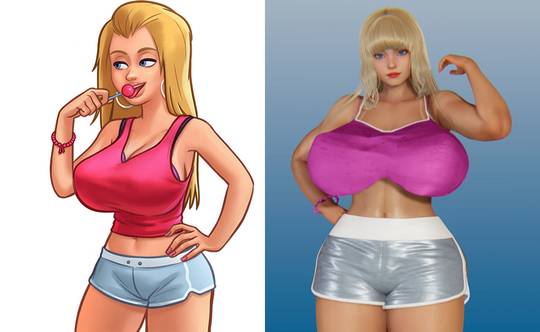 Roxxy from Summertime Saga in HS2