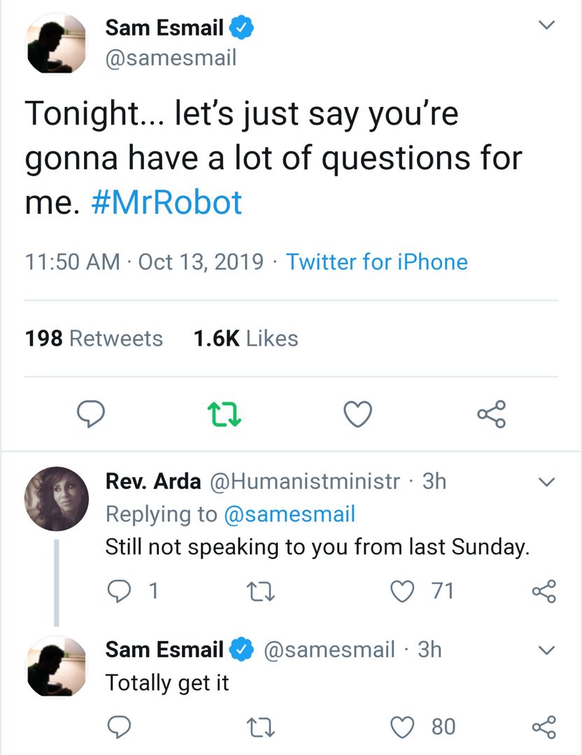 Sam's latest tweet