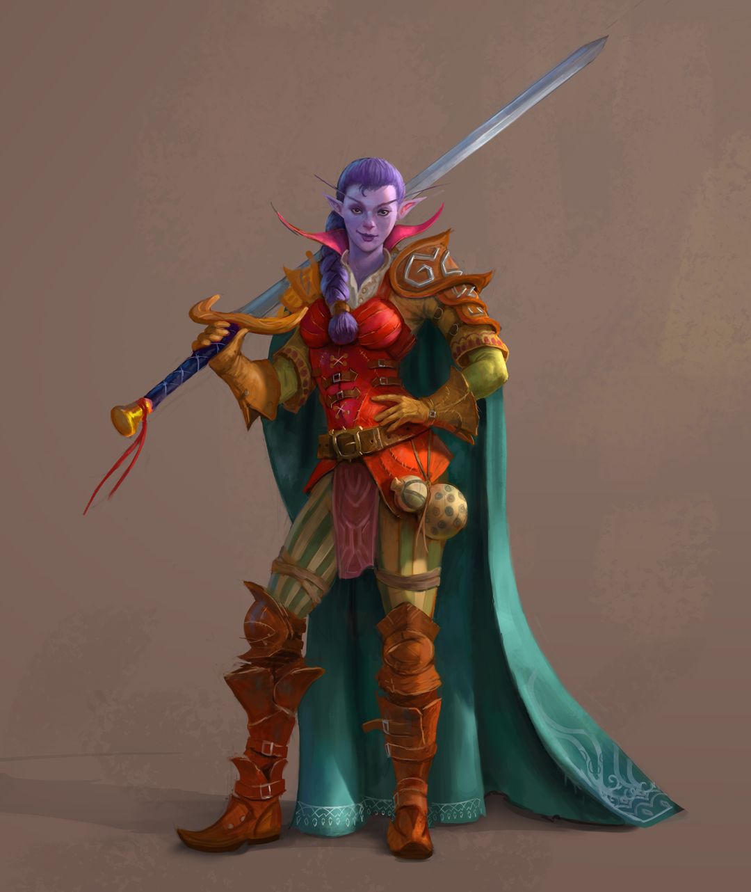 Sassy Night Elf by James Child