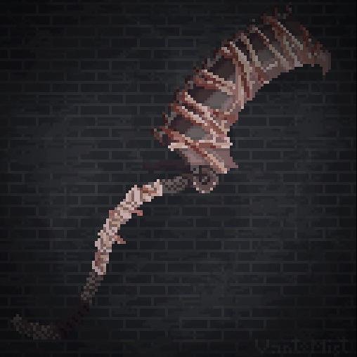 Saw cleaver I made as pixel art! Still learning but I love Bloodborne ...
