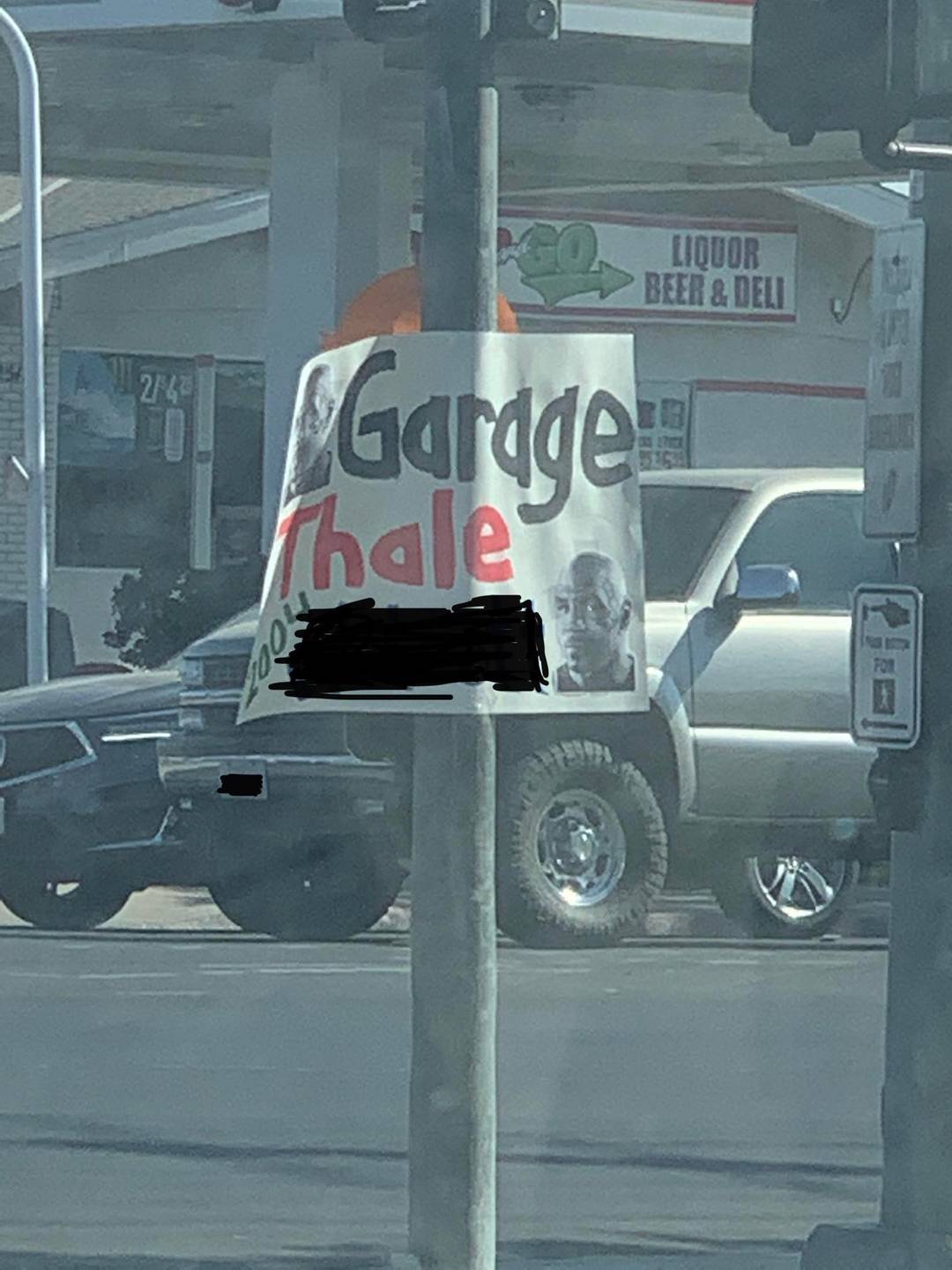 Saw this garage sale sign this morning