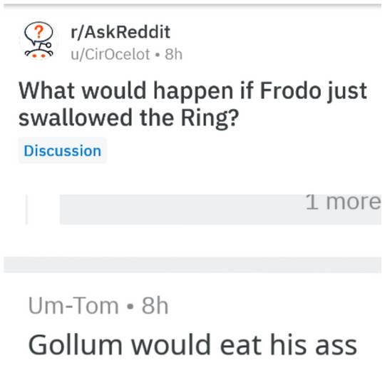 Saw this on askreddit a couple of days ago and couldn't stop laughing
