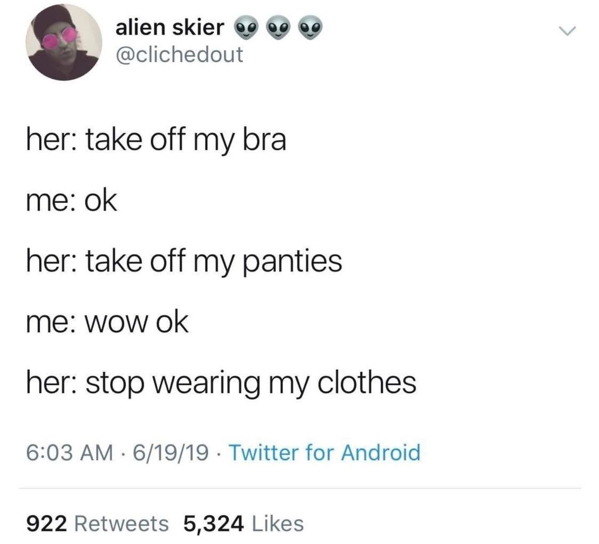 Sexy ti- wait a second