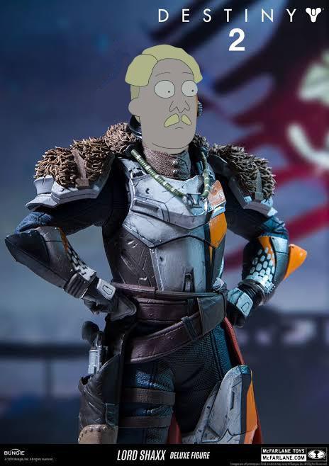 Shaxx finally takes off his Helmet!